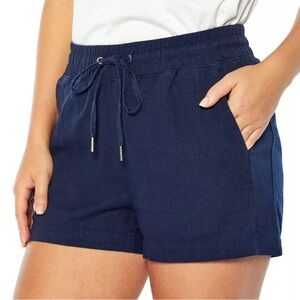 Gap NWT Navy Linen Shorts - size XXL